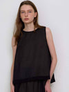 mild sheer sleeveless blouse black - KILHOUETTE - BALAAN 2