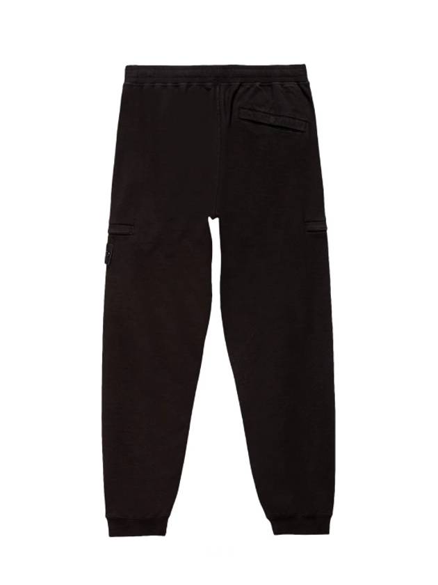 Ghost Piece Tapered Track Pants Black - STONE ISLAND - BALAAN.