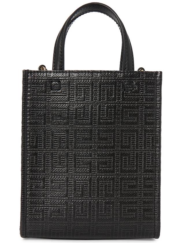 4G Canvas Vertical Mini G Tote Bag Black - GIVENCHY - BALAAN 5