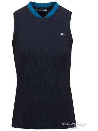 Shani sleeveless women s golf t shirt navy GWJT05512 - J.LINDEBERG - BALAAN 1