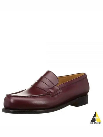 JM Westong 180 Men s Loafer 11411281801F E BURGUNDY Foot - J.M. WESTON - BALAAN 1