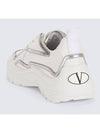 Gumboy Low-Top Sneakers Silver White - VALENTINO - BALAAN 5