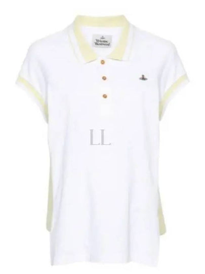 Embroidered ORB Polo Shirt White - VIVIENNE WESTWOOD - BALAAN 2