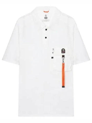 Rescue Polo White Men s Collar - PARAJUMPERS - BALAAN 1