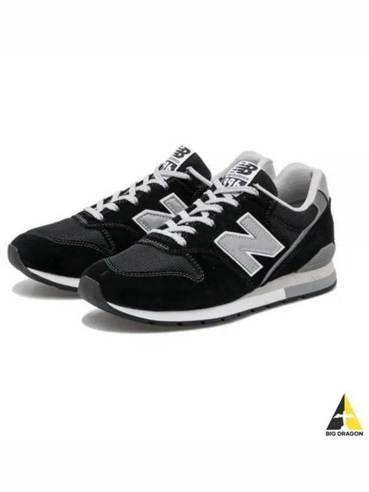 996 Logo Leather Low Top Sneakers Black NBP7ES134B 19 - NEW BALANCE - BALAAN 2