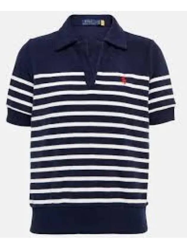 W striped terry shirt navy 1236421 - POLO RALPH LAUREN - BALAAN 1