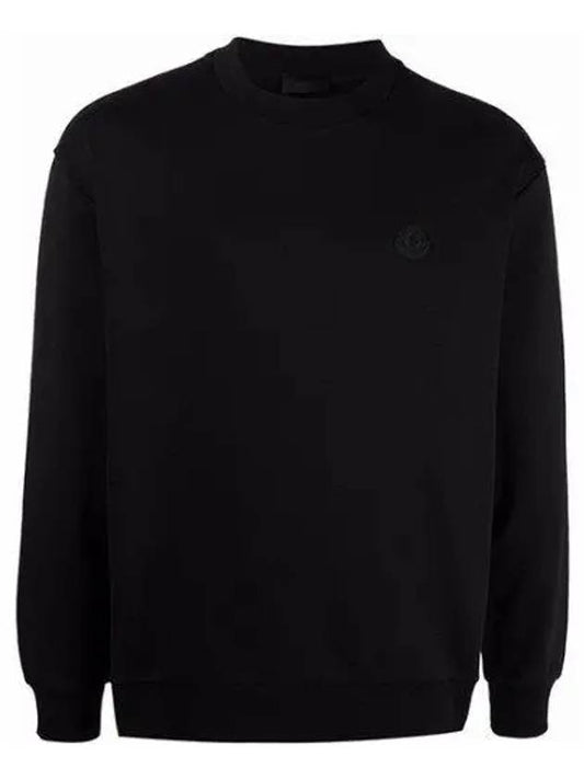 back logo printing sweatshirt black - MONCLER - BALAAN 2