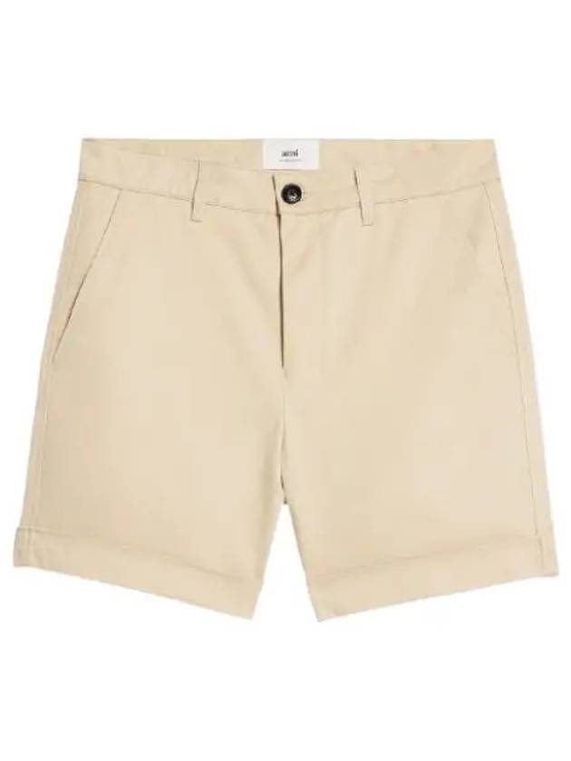 Men's Chino Shorts Vanilla - AMI - BALAAN 2