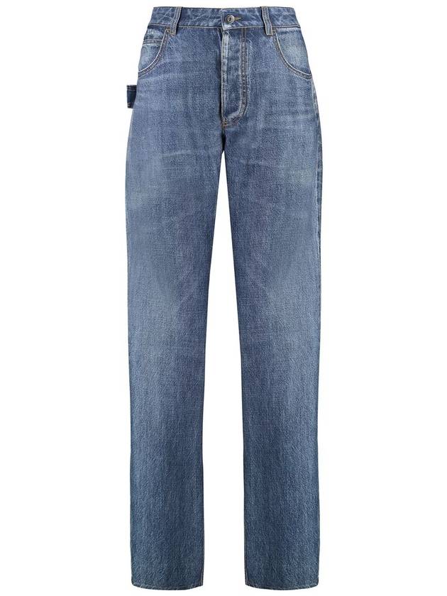 Straight Denim Jeans Blue - BOTTEGA VENETA - BALAAN 2