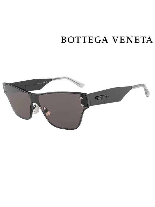 Sunglasses BV1148S 001 Square Metal Men Women - BOTTEGA VENETA - BALAAN.