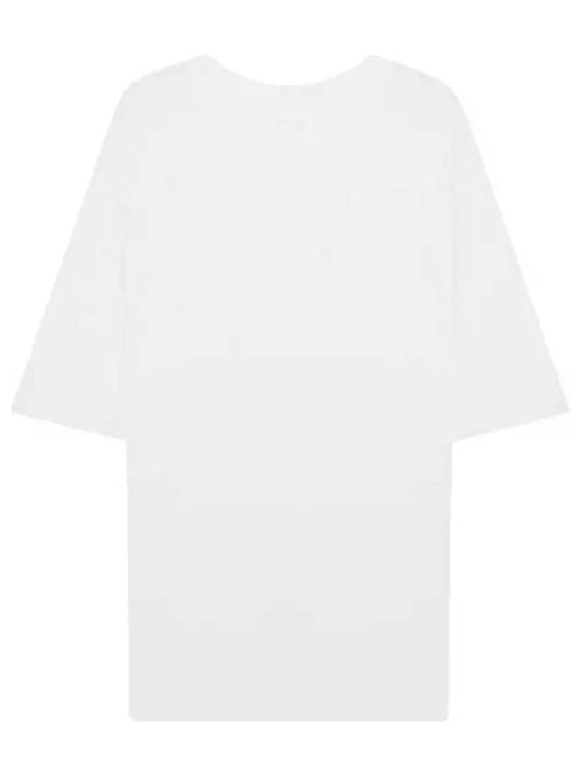 Guizy Back Logo Short Sleeve T-Shirt White - ISABEL MARANT - BALAAN 1