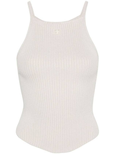 Holistic Ribbed Knit Sleeveless Lime Stone - COURREGES - BALAAN 2