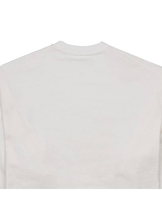 Logo Print Cotton Long Sleeve T-Shirt White - JIL SANDER - BALAAN 8