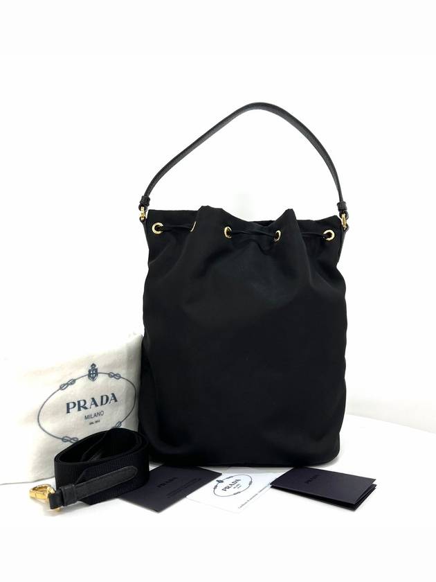 Triangle logo nylon bucket bag large 1BH097 - PRADA - BALAAN 2