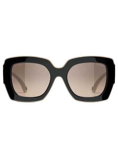 Eyewear Square Sunglasses Brown Black - CHANEL - BALAAN 1