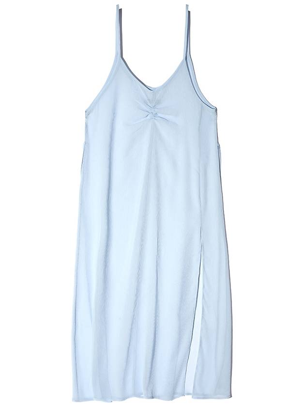 See through sleeveless long dress sky blue - LESEIZIEME - BALAAN 8