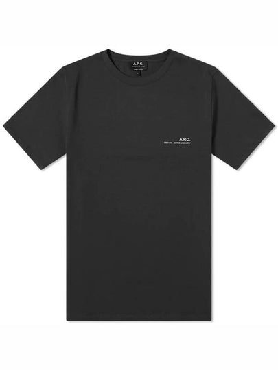 Men's Item Logo Short Sleeve T-Shirt Black - A.P.C. - BALAAN 2