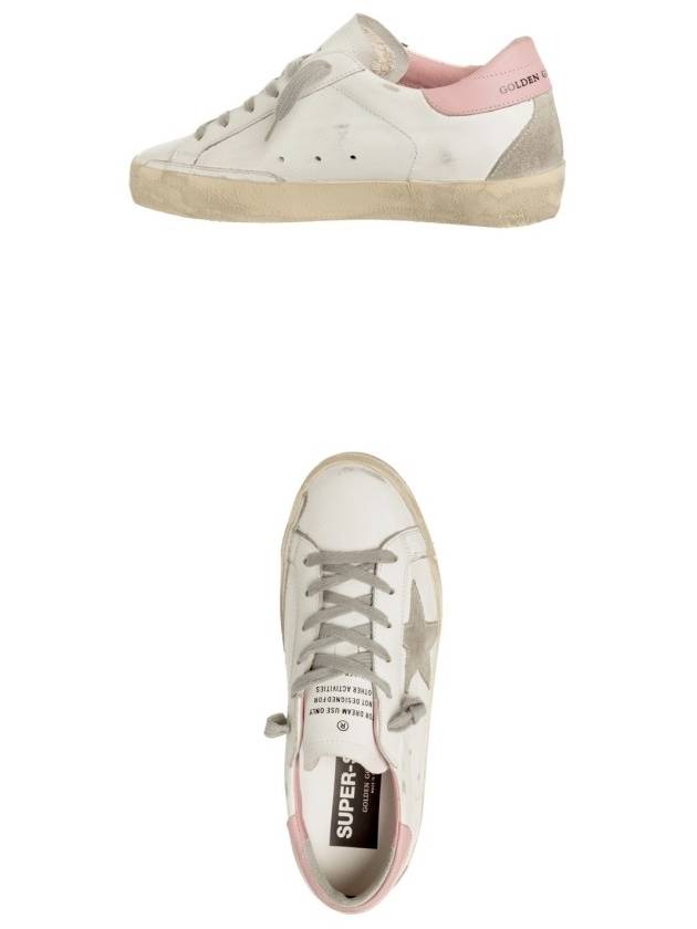 Superstar White Pink Heel Tab Sneakers - GOLDEN GOOSE - BALAAN 6