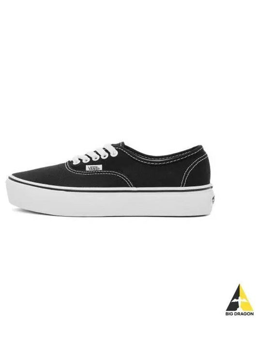 Authentic Platform 2 0 Low Top Sneakers Black - VANS - BALAAN 2