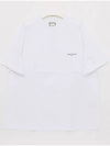 Cotton Square Label Short Sleeve T-Shirt White - WOOYOUNGMI - BALAAN 2