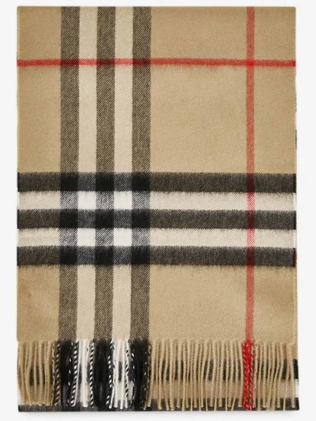 Vintage Check Cashmere Muffler Beige - BURBERRY - BALAAN 3