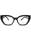 Eyewear Cat Eye Eyeglasses Black - PRADA - BALAAN 1