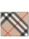 Check Half Wallet Beige - BURBERRY - BALAAN 2