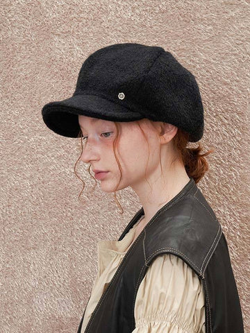 Alpaca Casquette Black - BROWN HAT - BALAAN 1