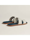 Hermes Izmir Sandal Epsom Blanc De Paris Bleu Celeste - HERMES - BALAAN 5