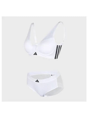 adidas UNDERWEAR Performance Aero Ready All Mesh Bra Panties WH - ADIDAS - BALAAN 1