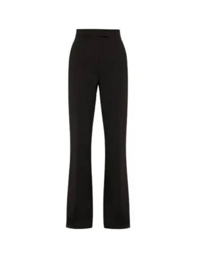 Norcia Viscose Straight Pants Black - MAX MARA - BALAAN 2