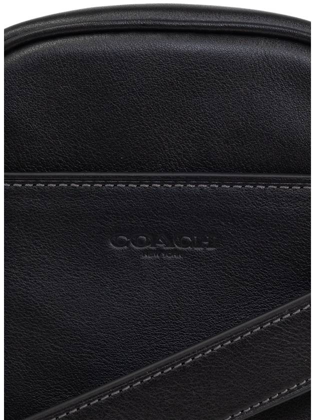 Coach Leather Shoulder Bag, Men's, Black - COACH - BALAAN 6