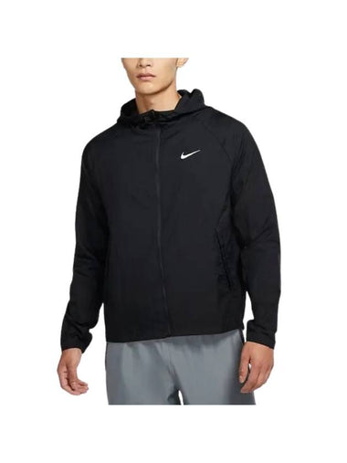 Essentials Swoosh Print Track Jacket Black - NIKE - BALAAN 1