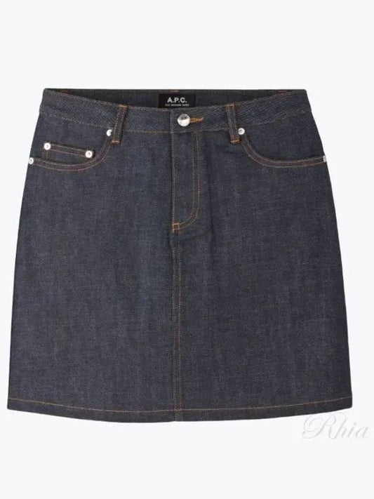 Women's Jupe Standard Denim H-Line Skirt - A.P.C. - BALAAN 2