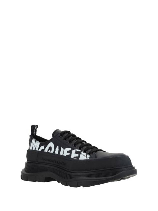 Tread Slick Low Top Sneakers Black - ALEXANDER MCQUEEN - BALAAN 3