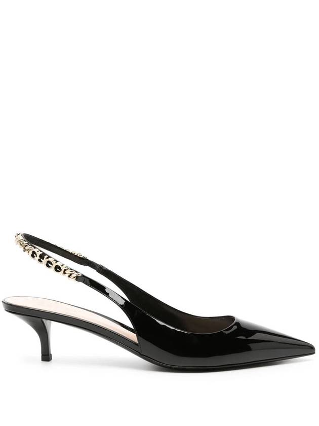 Signoria Slingback Heels Black - GUCCI - BALAAN 2