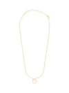 Gancini Large Necklace Brass & Gold - SALVATORE FERRAGAMO - BALAAN 2