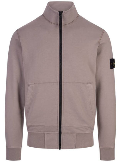 Compass Badge  Zip-Up Jacket Taupe - STONE ISLAND - BALAAN 2