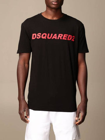 T-shirt Dsquared2 basic con logo - DSQUARED2 - BALAAN 1