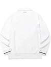 YOKO Collar Neck Two Way Half Zip Up Long Sleeve Sweatshirt WHITE - 20THHOLE - BALAAN 5