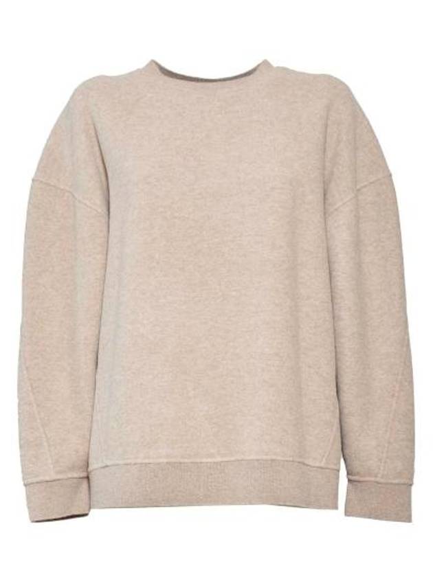 Elvira jersey crewneck knit top hazelnut brown - MAX MARA - BALAAN 1