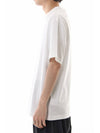 Casual Logo Short Sleeve T-Shirt White - Y-3 - BALAAN 4