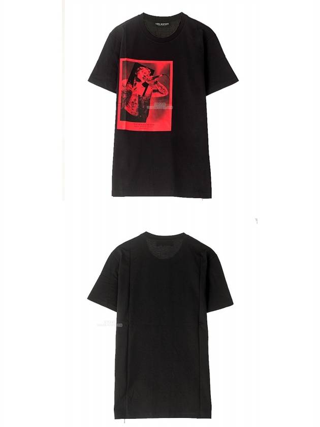 The Rockstar Short Sleeve T-Shirt Black - NEIL BARRETT - BALAAN 4