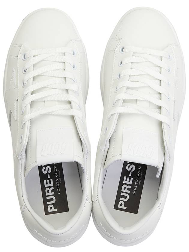 Purestar White Tab Sneakers White - GOLDEN GOOSE - BALAAN 3