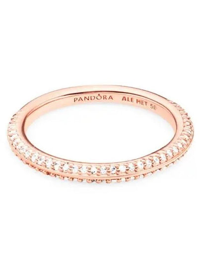 Me Pave Ring Rose Gold - PANDORA - BALAAN 2