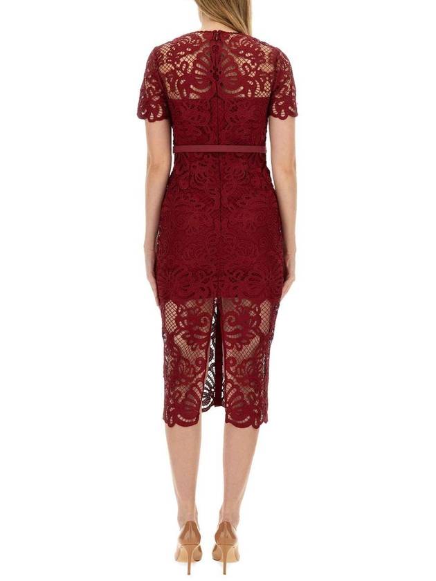 Self-Portrait Guipure Lace Dress - SELF PORTRAIT - BALAAN 3