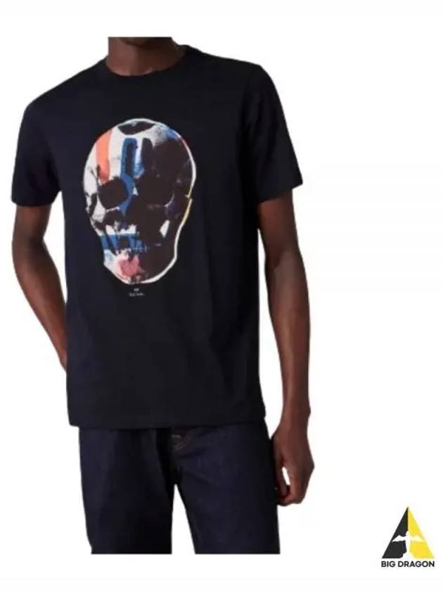 REG FIT T SHIRT SKULL M2R 011R NP4685 49 Printing - PAUL SMITH - BALAAN 2