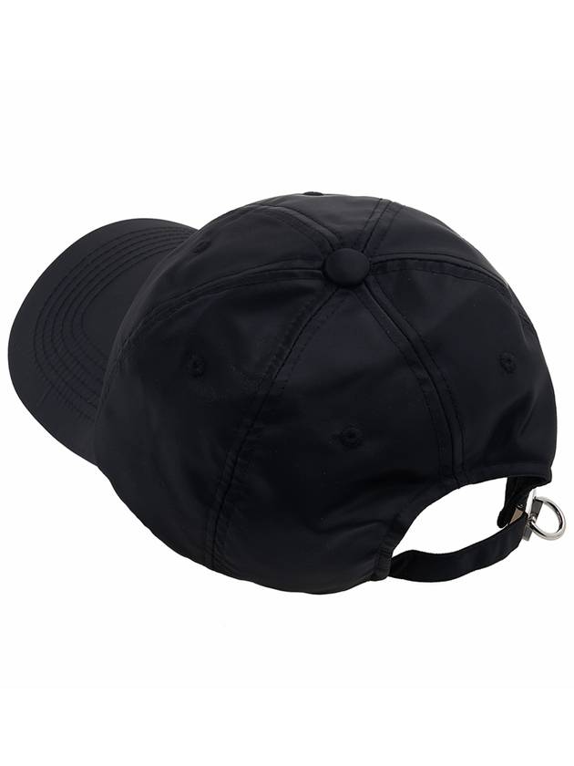 Men's Nylon Ball Cap Black - SOLID HOMME - BALAAN 5