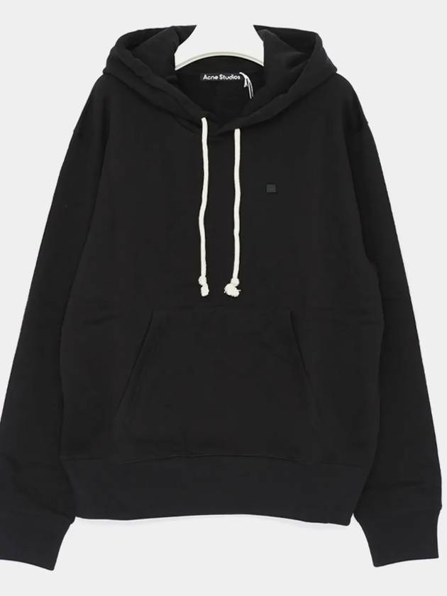 Small Logo Patch Hoodie Black - ACNE STUDIOS - BALAAN 2