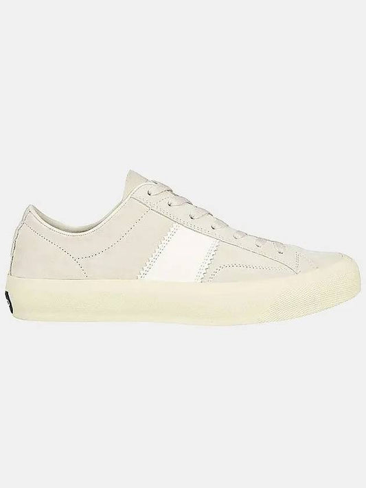 Men's Cambridge Suede Low Top Sneakers Light Grey - TOM FORD - BALAAN 2